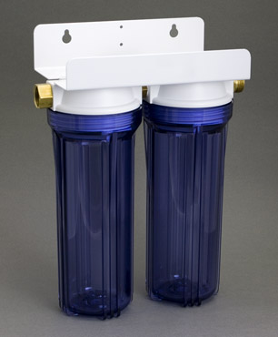 Clear Inline Hose Filter Canister