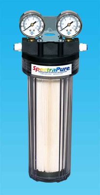 sediment filter pressure housing differential filters cartridge gauges clear replacement measure indicate needs